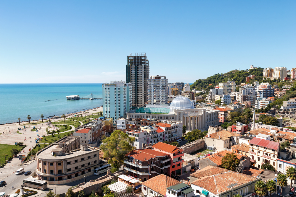 Guida italiana a Durazzo - Vista della città