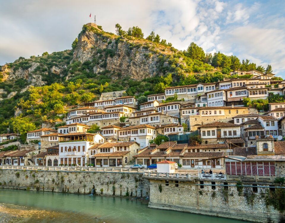 Guida italiana a Berat - Vista panoramica della città