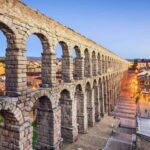 Guida italiana a Segovia - Vista panoramica sull'acquedotto