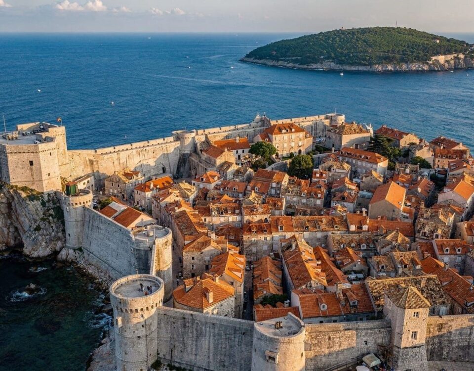 Guida italiana a Dubrovnik - Vista panoramica della città