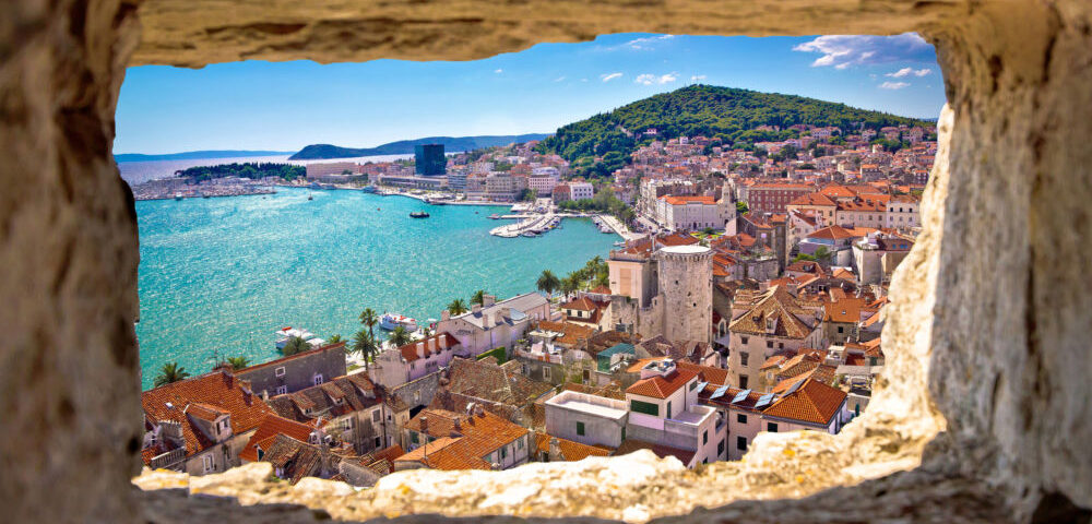 Guida italiana a Spalato - Vista panoramica sulla città