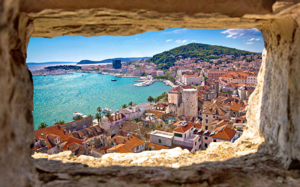 Guida italiana a Spalato - Vista panoramica sulla città