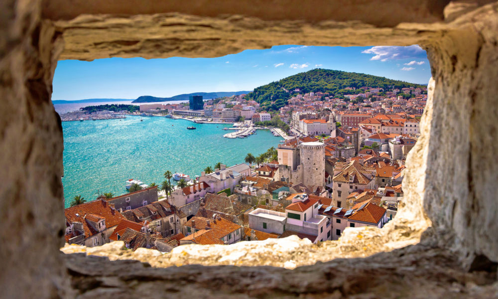 Guida italiana a Spalato - Vista panoramica sulla città
