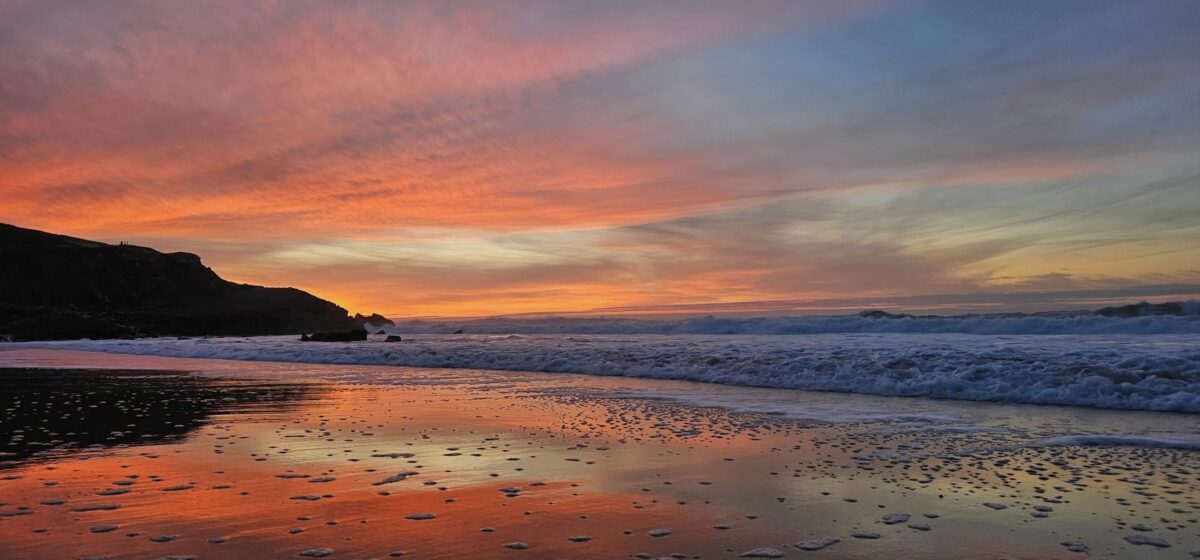 Praia das Maças al tramonto