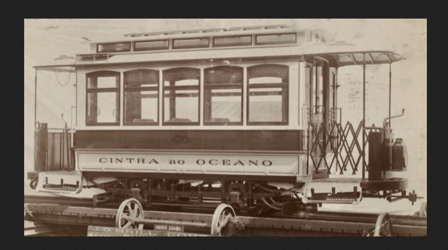 Tram di Sintra - Foto storica
